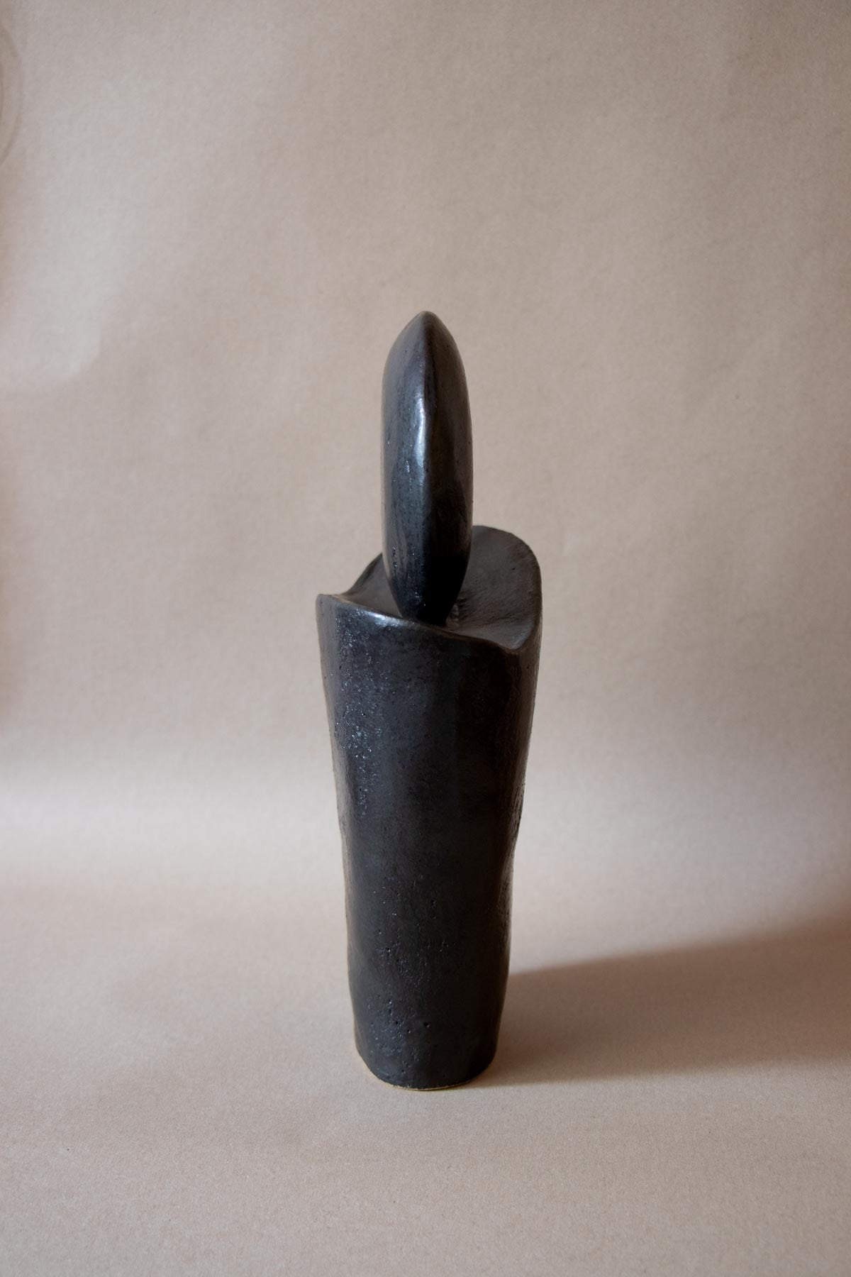 Luna Nuova I - Stoneware sculpture