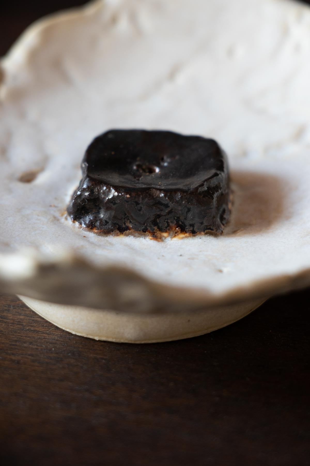 Luxury incense burner. White ceramic incense burner. Handmade incense burner by Claire Lune.