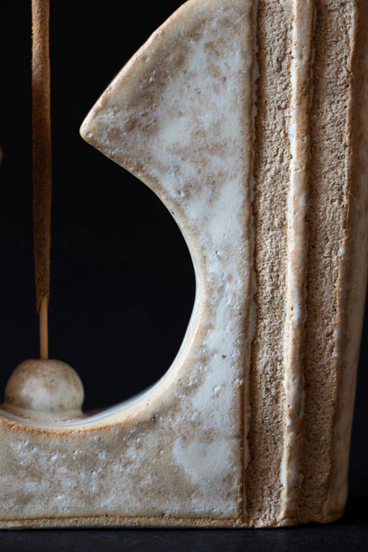 Ceramic incense burner. Design incense burner. Luxury incense burner. Claire Lune incense burners.