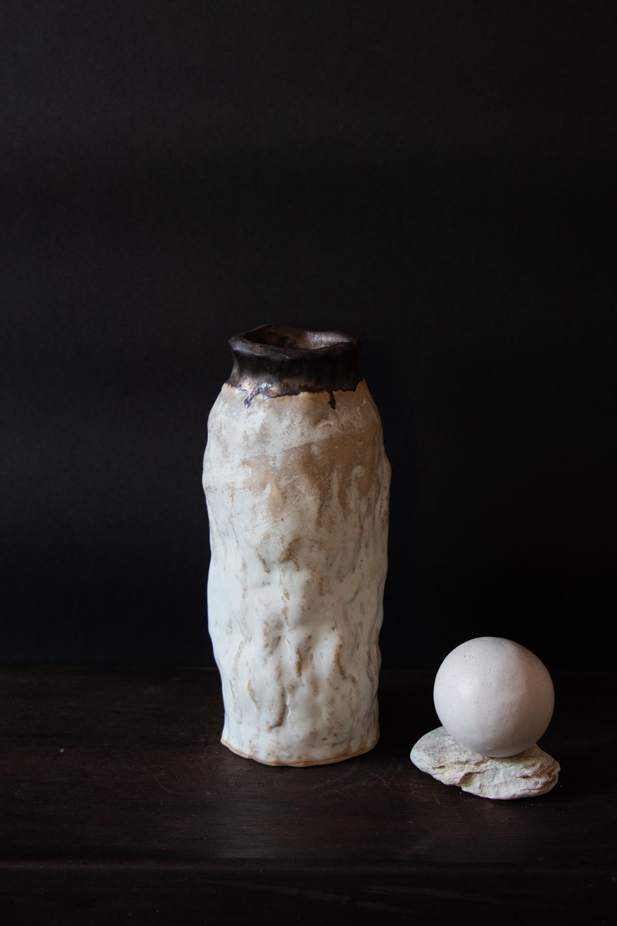 Abstract vase. Decorative vase.Contemporary ceramic vase. White ceramic vase. Modern ceramics by claire lune.