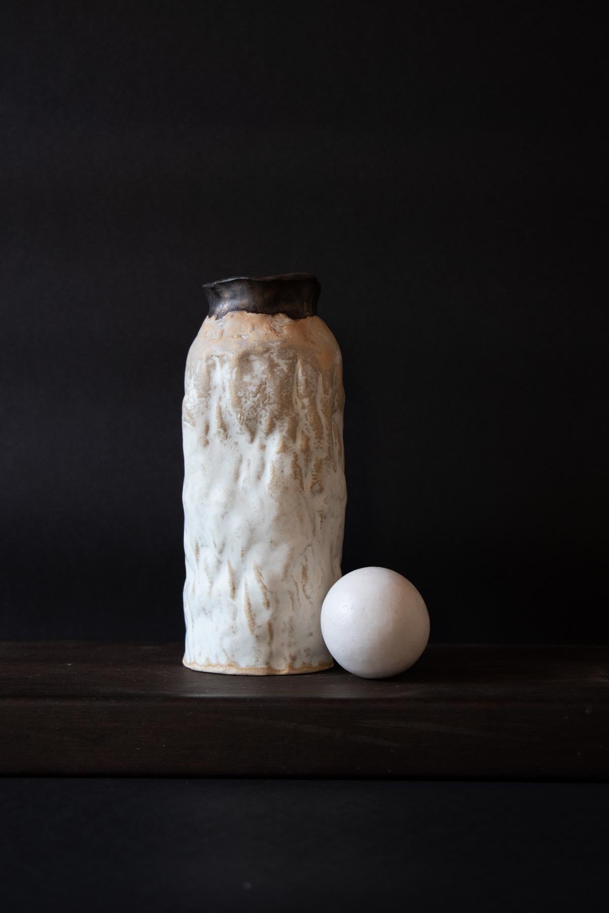 Abstract vase. Decorative vase.Contemporary ceramic vase. White ceramic vase. Modern ceramics by claire lune.