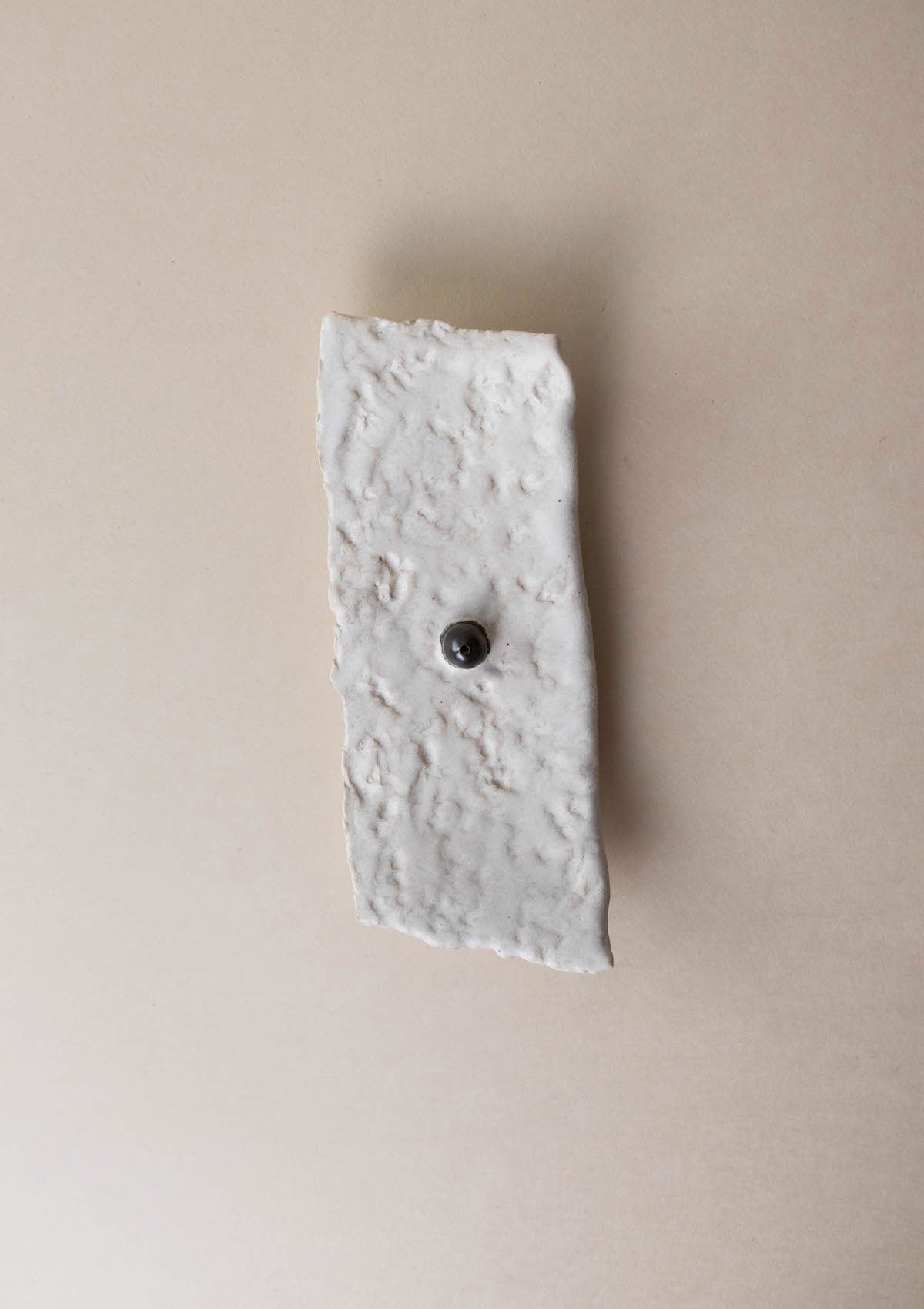 Luxury incense burner. White ceramic incense burner. Artistic incense burner by Claire Lune.