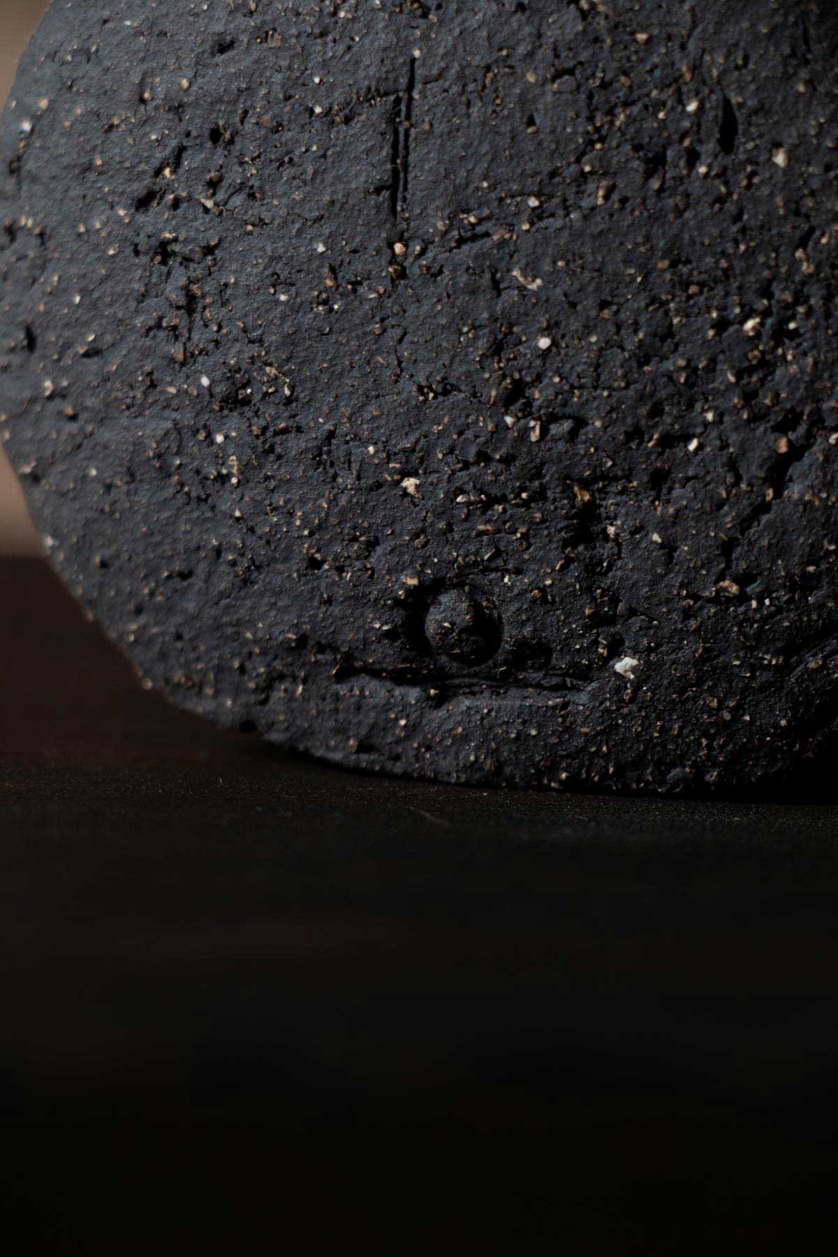 Black incense burner. New Moon incense burner. Nomad Luna incense burner by Claire Lune. Ritual objects. 