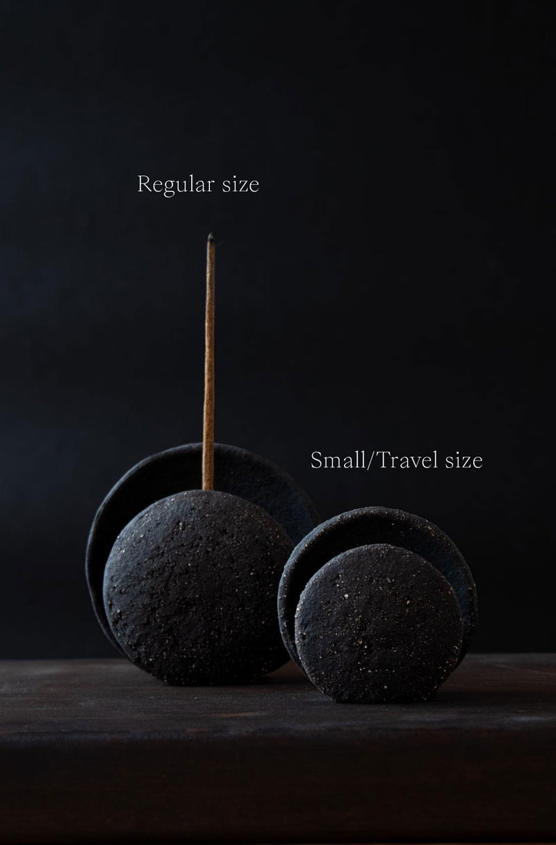 "Nomad Luna" - Black Incense Burner (small/travel size)