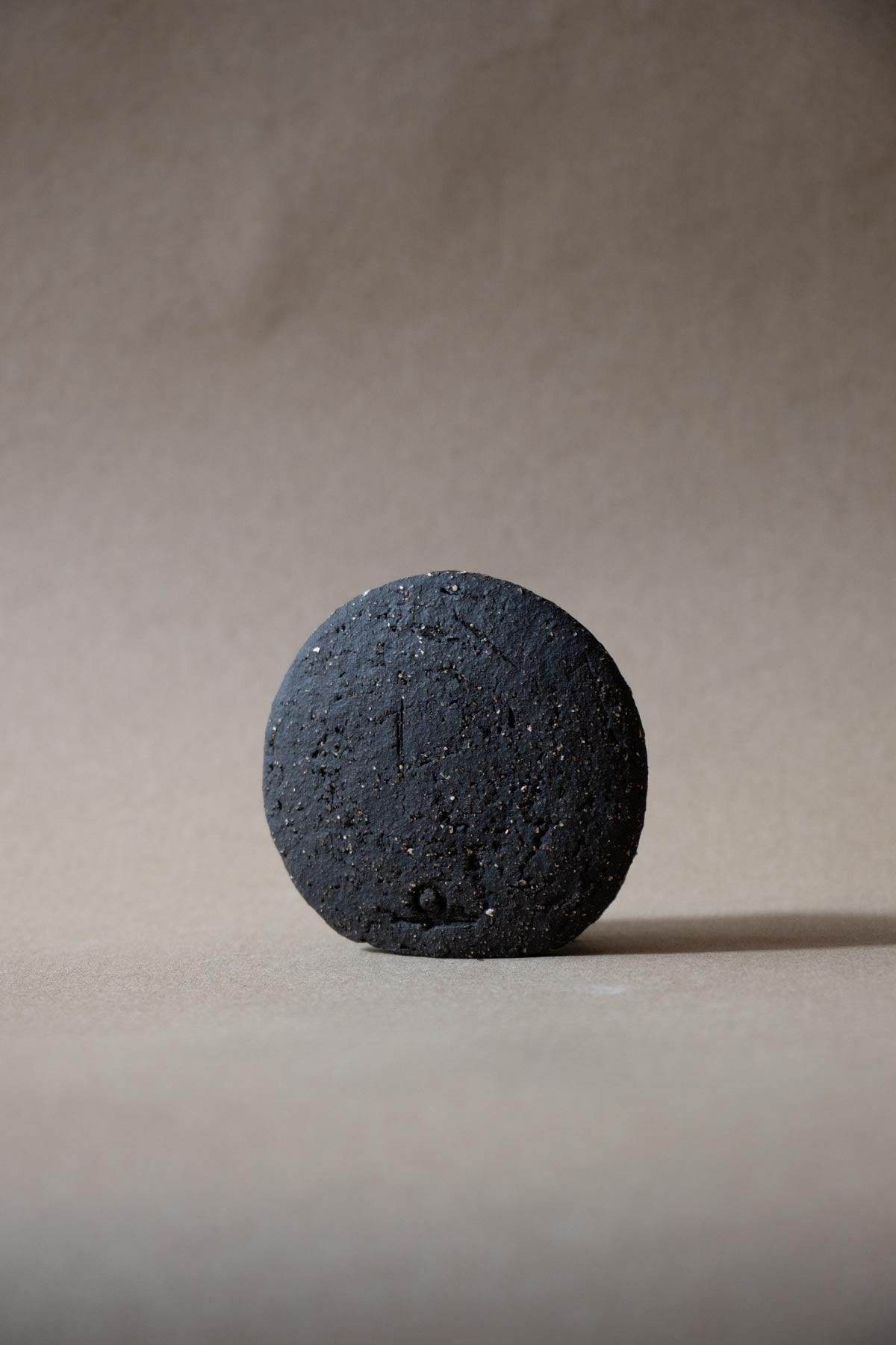 Black incense burner. New Moon incense burner. Nomad Luna incense burner by Claire Lune. Ritual objects. 