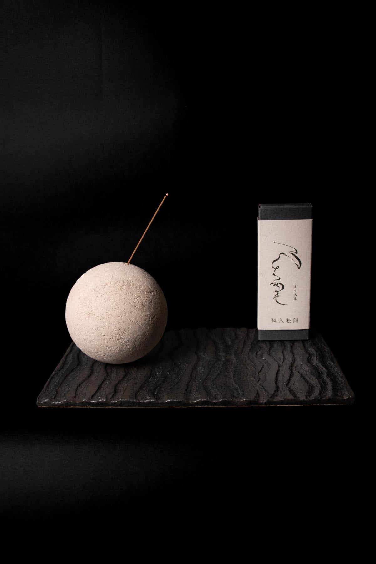 Ceramic Incense burner inspired by the moon. Full moon. incense box. incense sticks. Incense ritual accessories. 