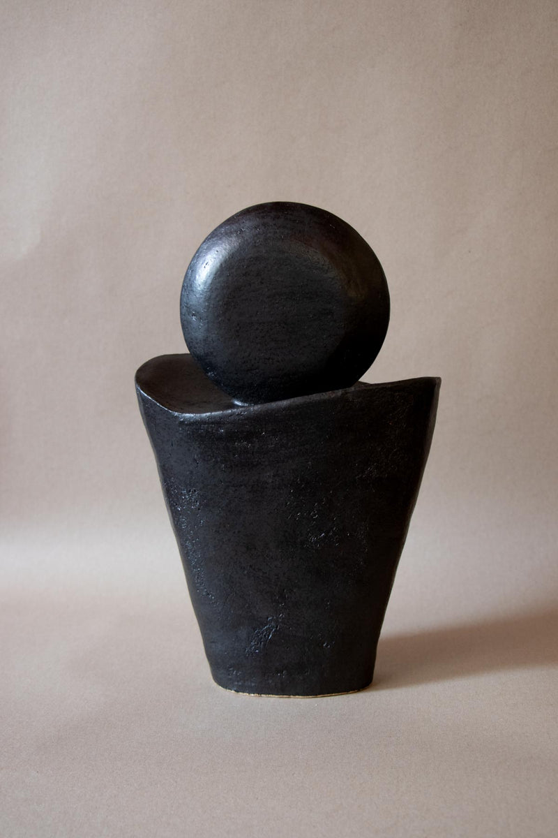 Luna Nuova I - Stoneware sculpture