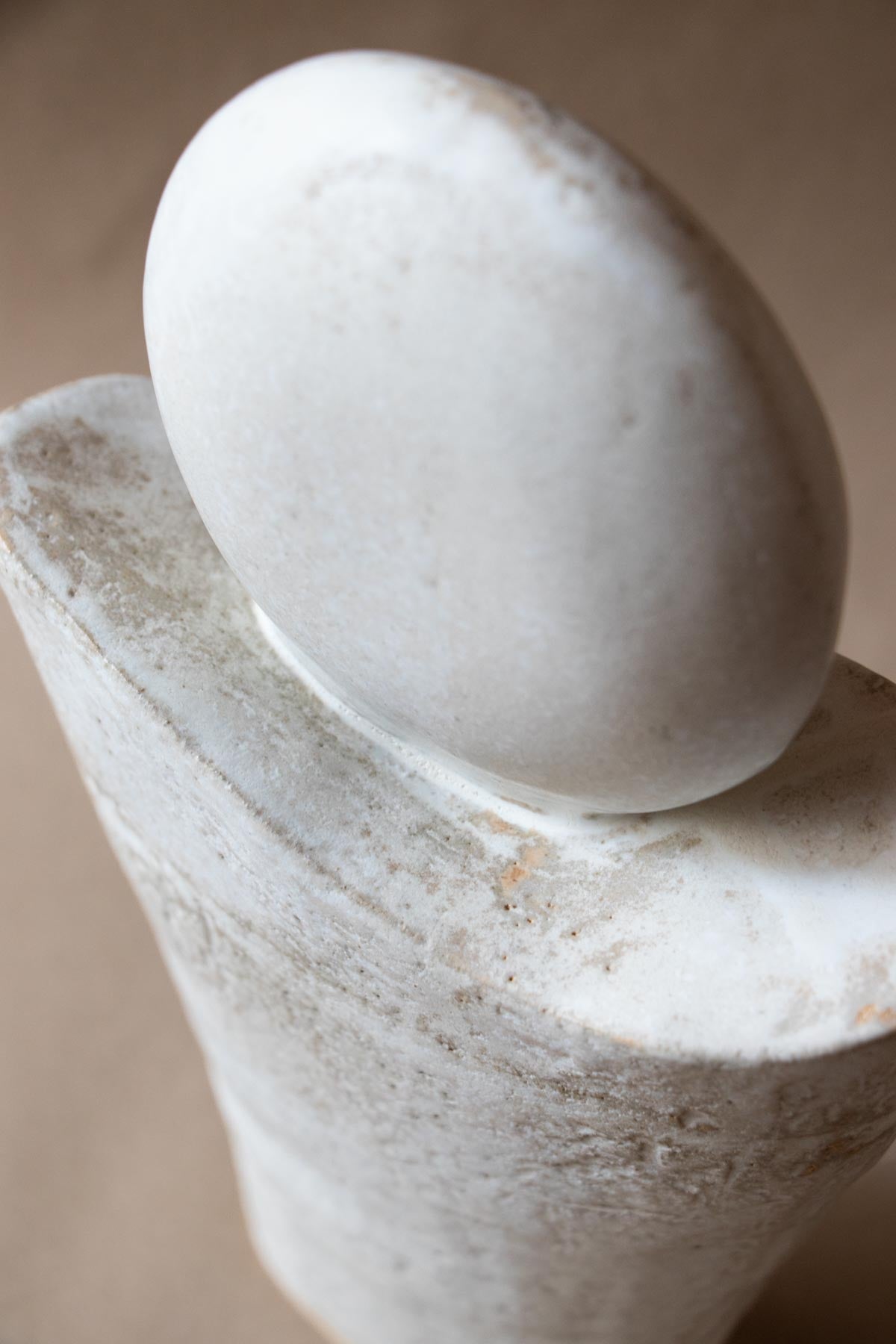 "Luna Piena II" - Stoneware sculpture