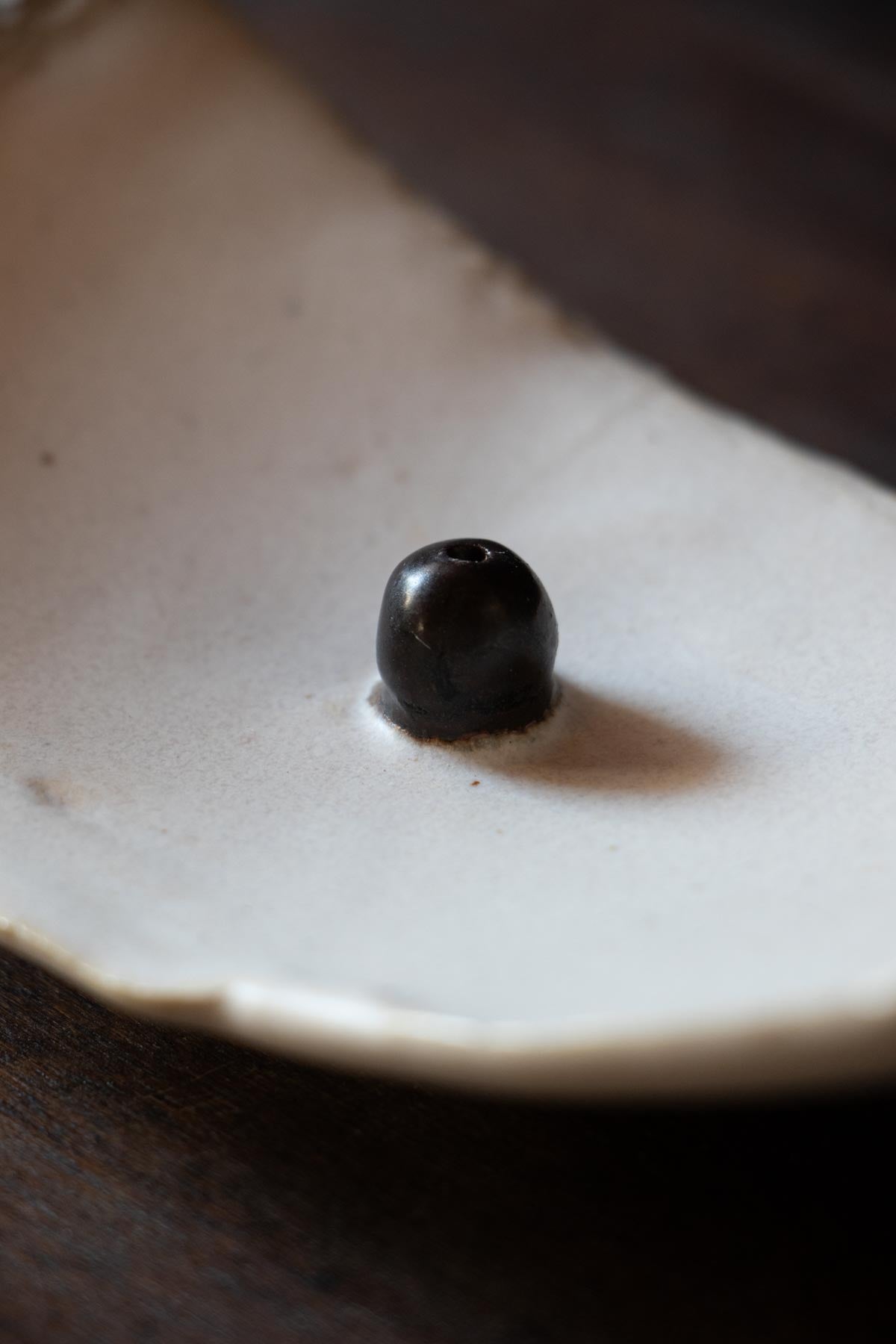 Luxury incense burner. White ceramic incense burner. Handmade incense burner by Claire Lune.