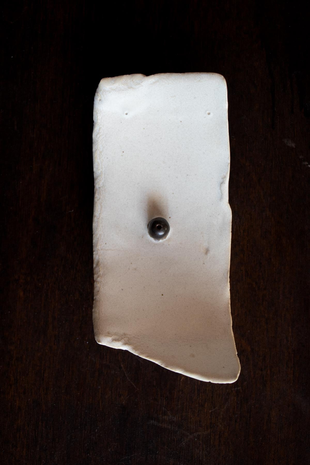 Luxury incense burner. White ceramic incense burner. Handmade incense burner by Claire Lune.