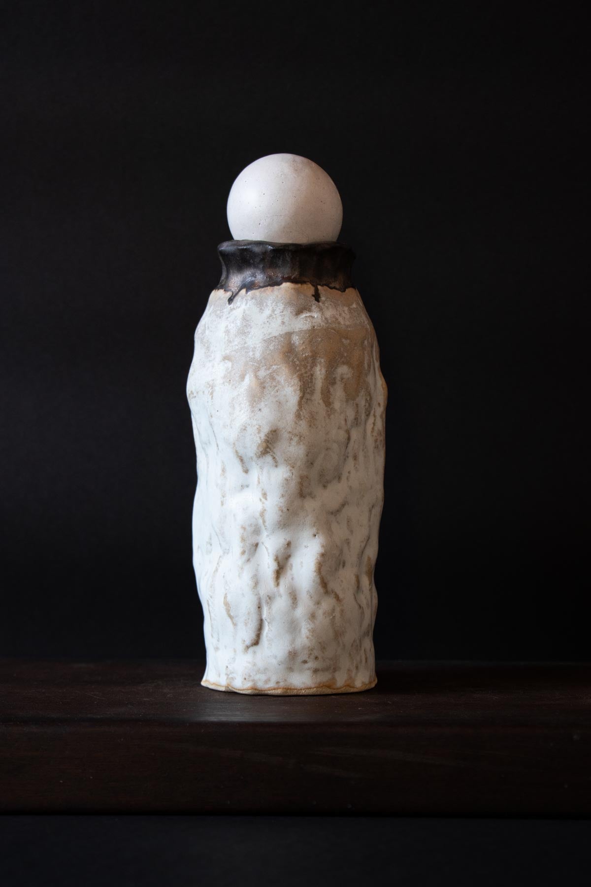 Abstract vase. Decorative vase.Contemporary ceramic vase. White ceramic vase. Modern ceramics by claire lune.