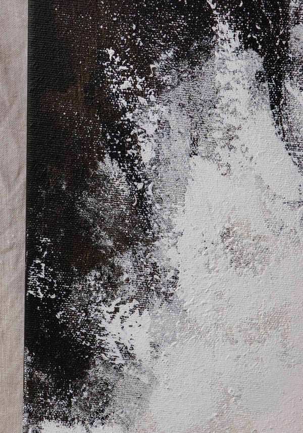 Detail of Abstract acrylic painting by Chiara Della Santina, founder of Claire Lune. Abstract wall art. Contemporary wall art. 