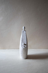 Contemporary ceramic sculpture. Shelf decor. Stoneware sculpture. Fine art ceramics made in Italy. By Claire Lune, Chiara Della Santina.